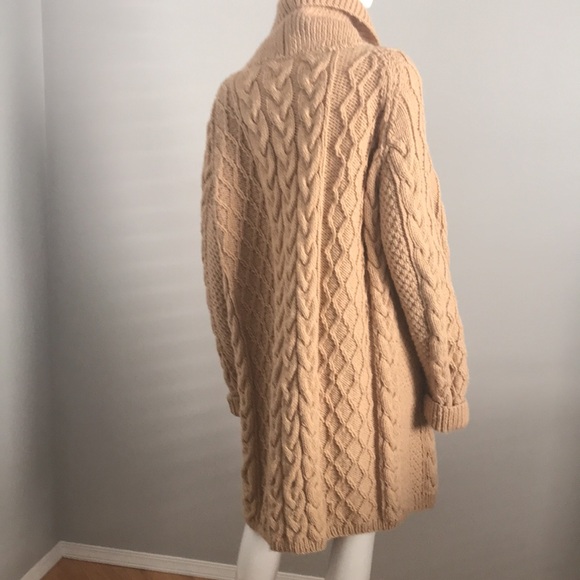 Vintage cable gauge hand made cardigan - Picture 6 of 10